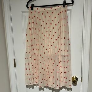 BB Dakota midi pleated skirt